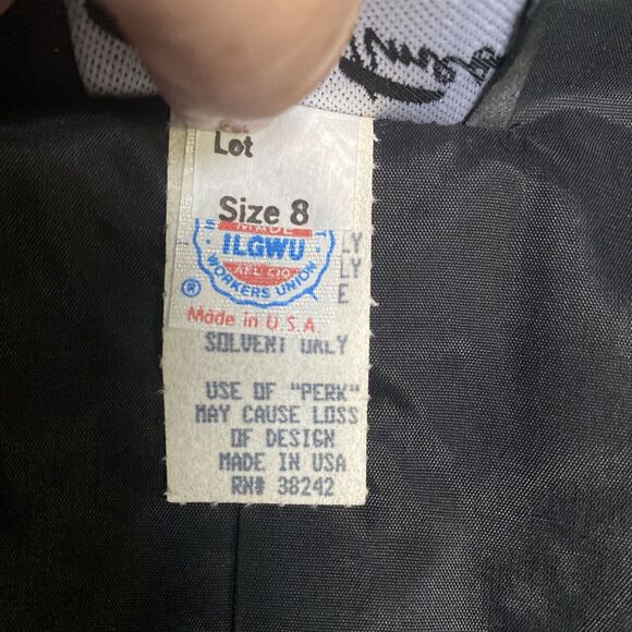 VTG Special Times By Patty O’Neil Black Velour Glitter Blazer & Skirt Sz 8 USA - Picture 7 of 11